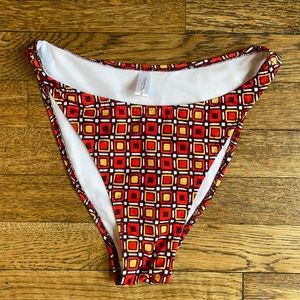 Heavy manners high rise full bikini bottom